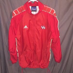 Adidas red jacket